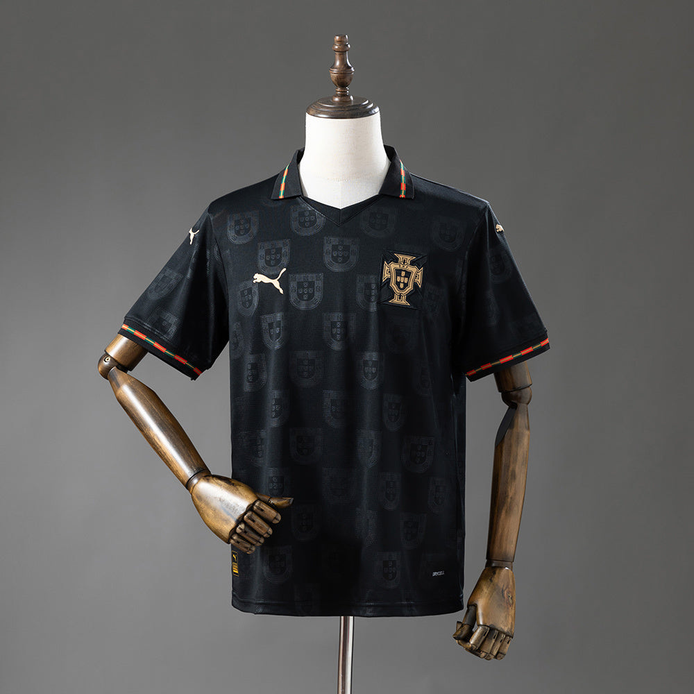 CAMISA EDIÇÃO ESPECIAL DA SELEÇÃO DE PORTUGAL 2026 PRETO EUSEBIO
