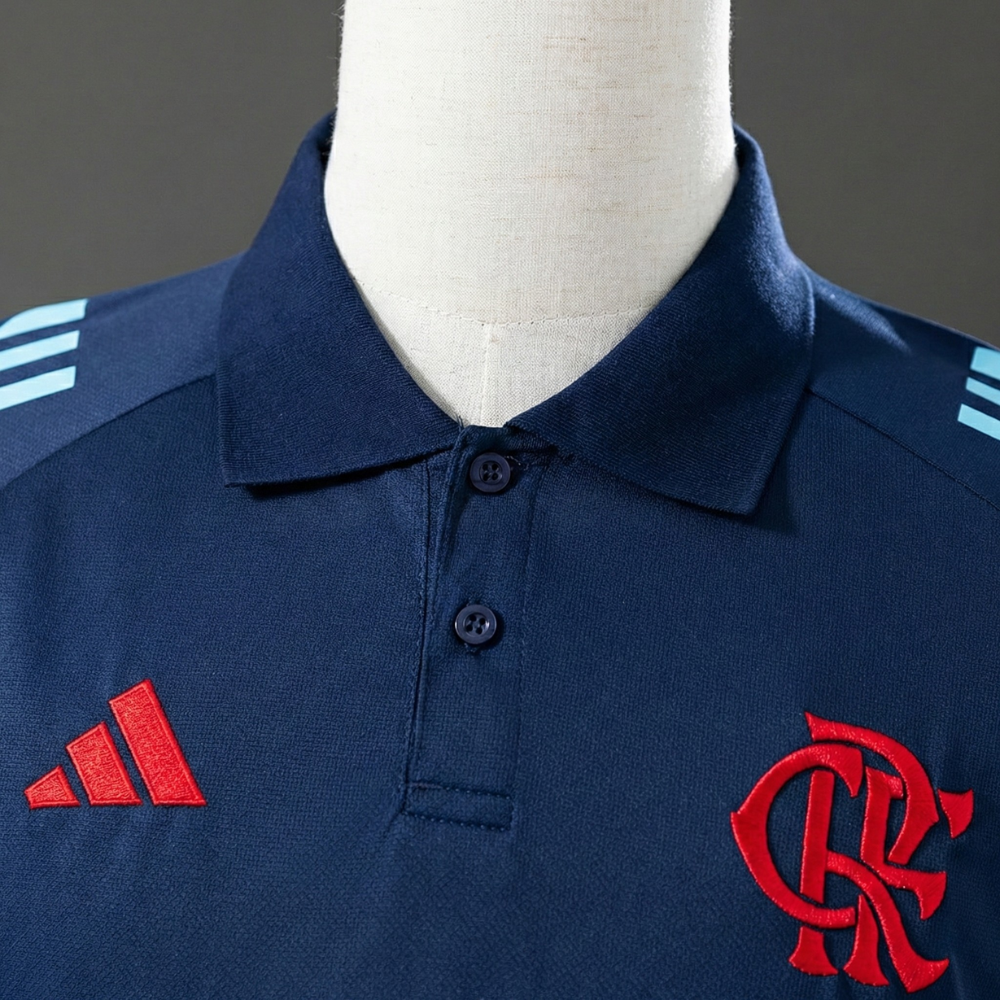 CAMISA DO FLAMENGO 25/26 AZUL POLO