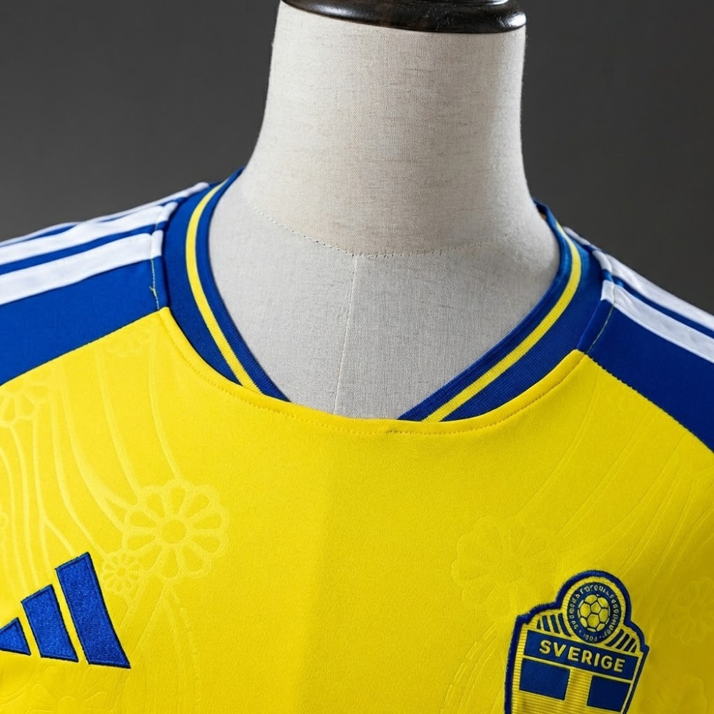 CAMISA DA SELEÇÃO DA SUECIA 2026 AMARELA