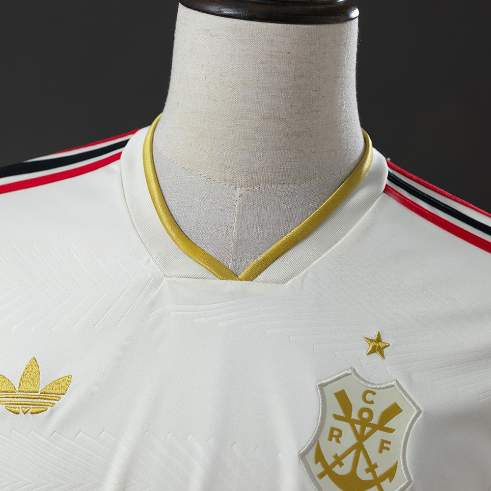 CAMISA TRÊS DO FLAMENGO 25/26 BEGE