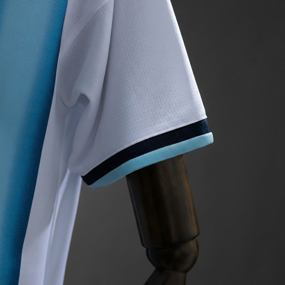 CAMISA DA SELEÇÃO DA ARGENTINA 2026 AZUL E BRANCO