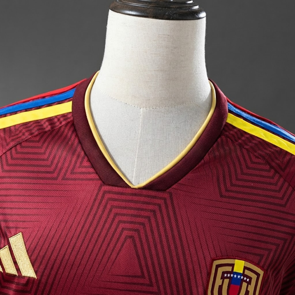 CAMISA DA SELEÇÃO DA VENEZUELA 2026 VERMELHA