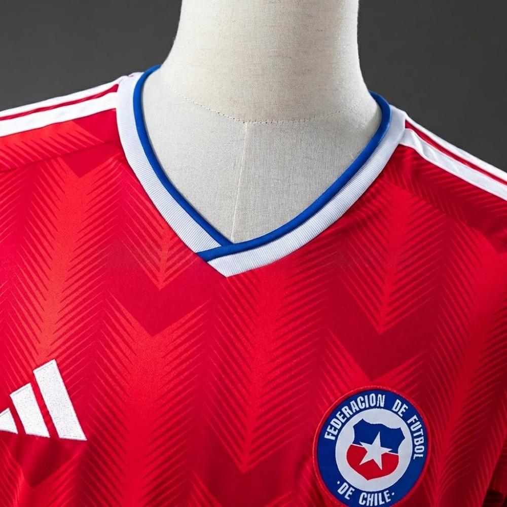 CAMISA DA SELEÇÃO DO CHILE 26/27 VERMELHA