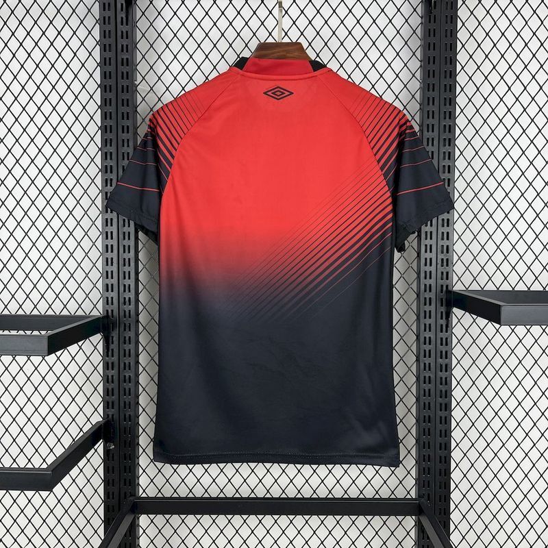 CAMISA DO ATHLETICO PARANAENSE 25/26 VERMELHA E PRETA