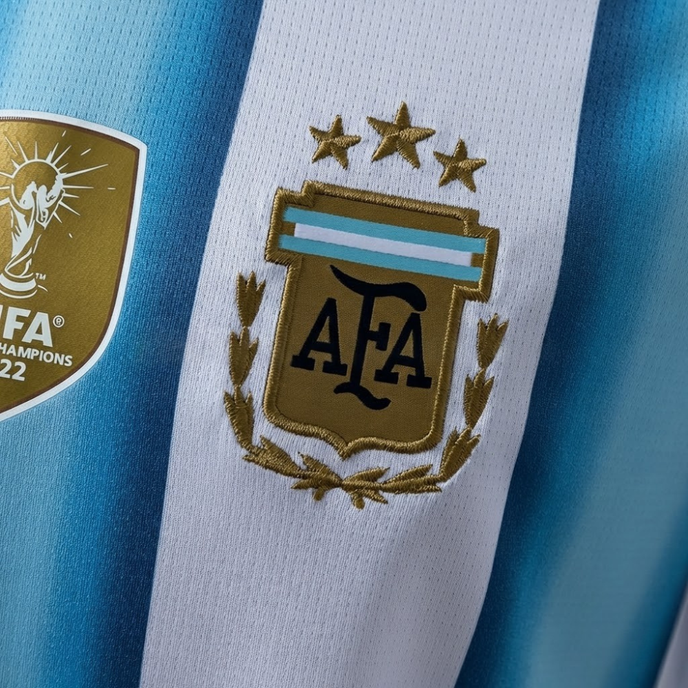 CAMISA DA SELEÇÃO DA ARGENTINA 2026 AZUL E BRANCO