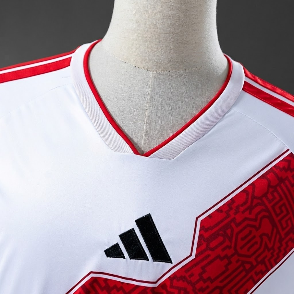 CAMISA DA SELEÇÃO DO PERU 2026 BRANCA
