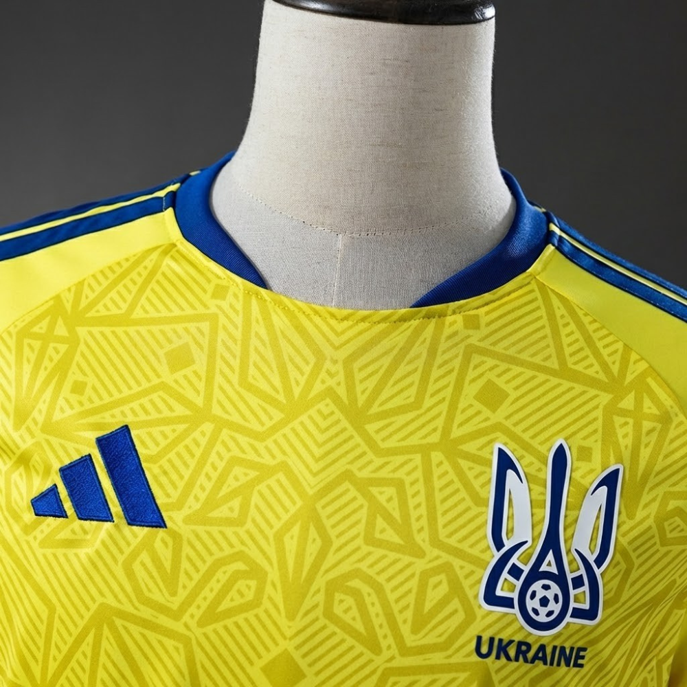 CAMISA DA SELEÇÃO DA UCRANIA 2026 AMARELA