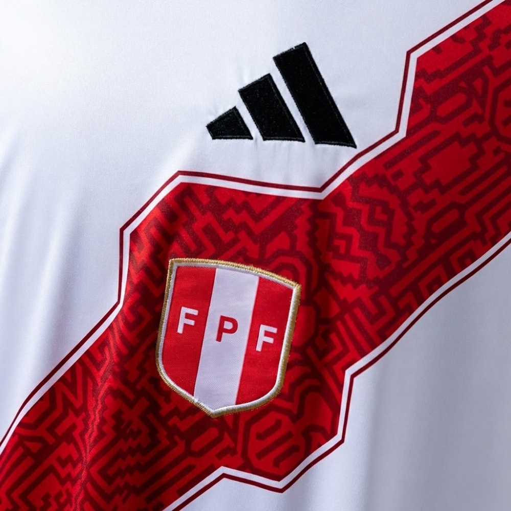 CAMISA DA SELEÇÃO DO PERU 2026 BRANCA