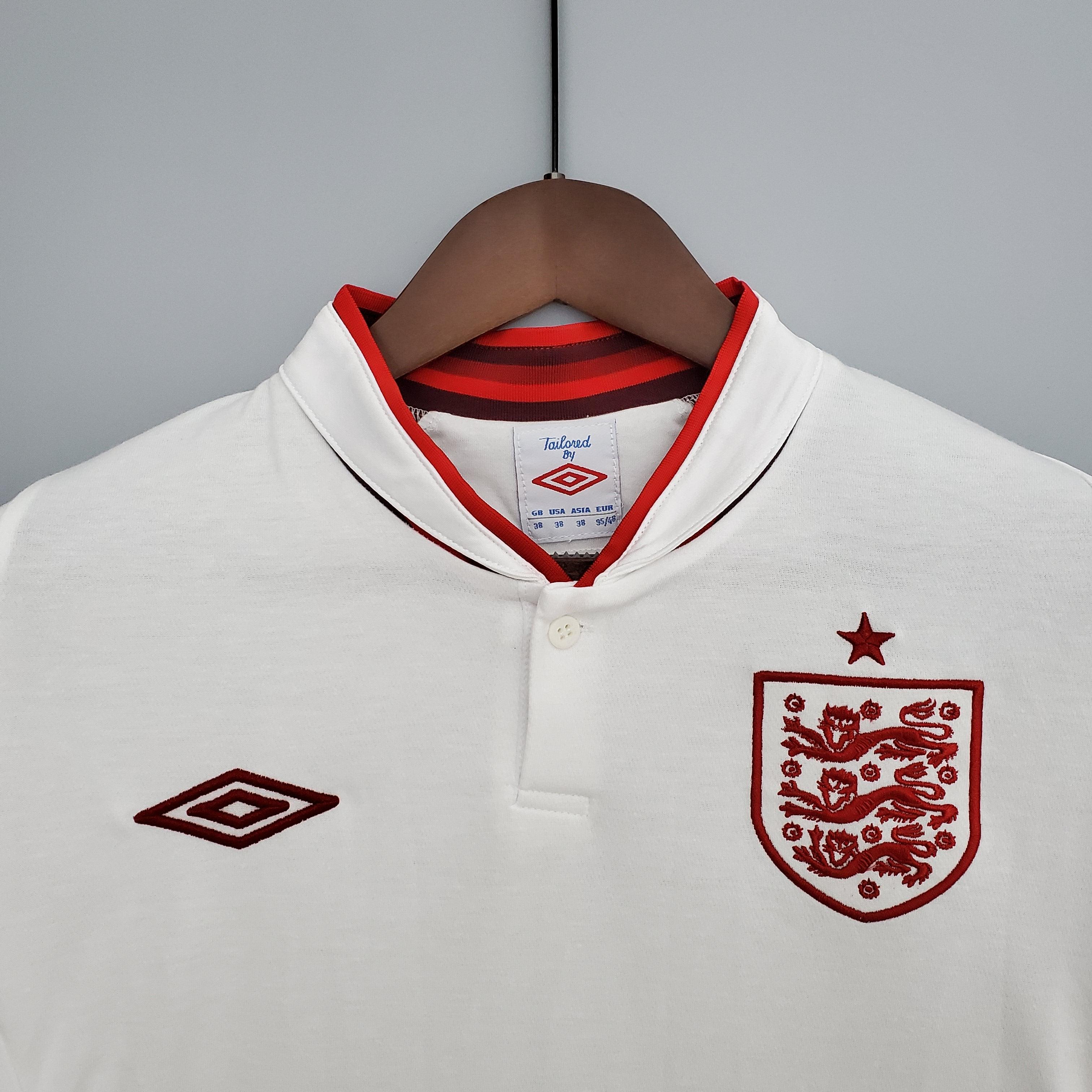 Camisa Retrô Seleção Inglaterra 2012/12 Home - ResPeita Sports