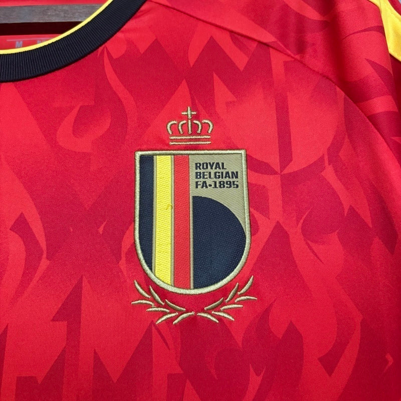 CAMISA DA SELEÇÃO DA BELGICA 2026 VERMELHA