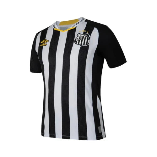CAMISA DO SANTOS 25/26 BRANCO E PRETO