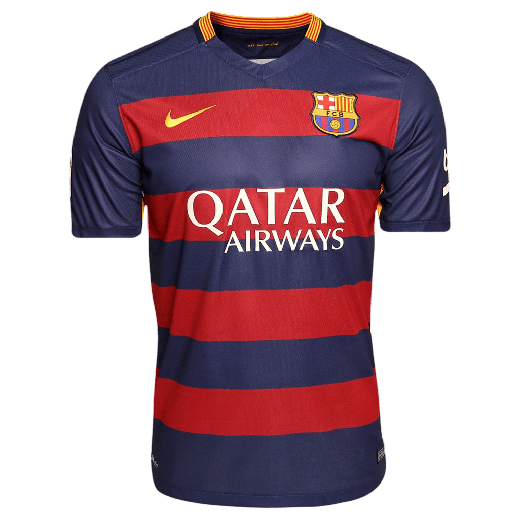 Camisa Barcelona I 15/16 - Versão Retrô | Neymar Jr
