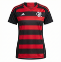 CAMISA FEMININA DO FLAMENGO 25/26 VERMELHO E PRETO