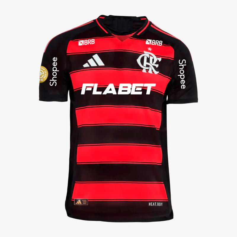 CAMISA DO FLAMENGO 25/26 VERMELHO E PRETO