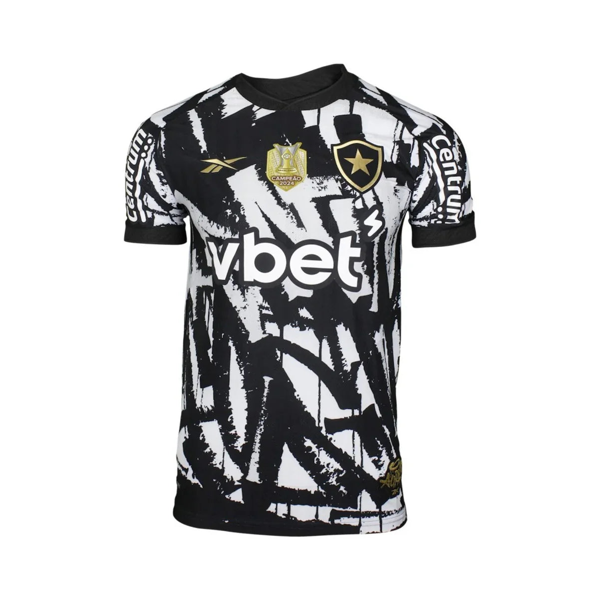 CAMISA DO BOTAFOGO 25/26 PRETO MULTICOLOR
