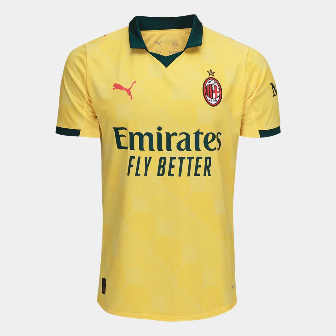 CAMISA DO MILAN 25/26 BEGE