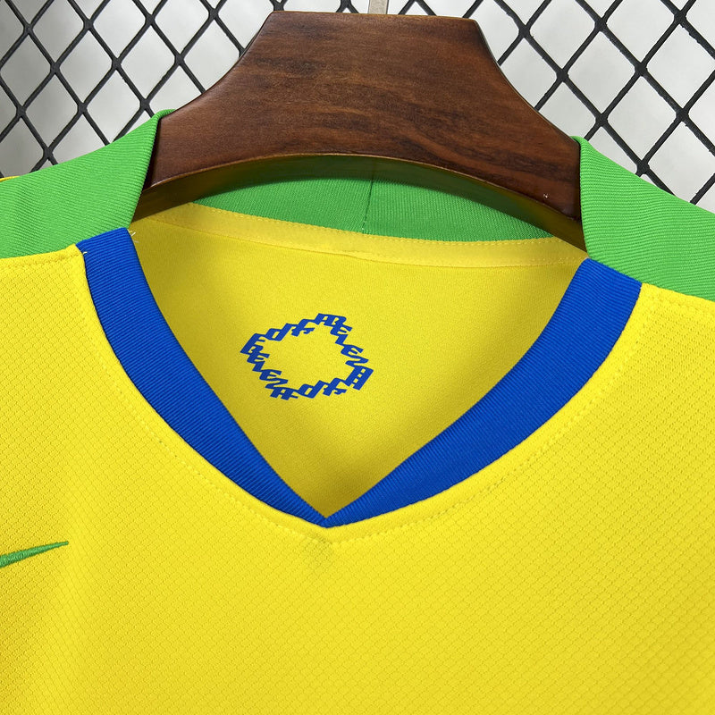 CAMISA DA SELEÇÃO DO BRASIL 25/26 AMARELA
