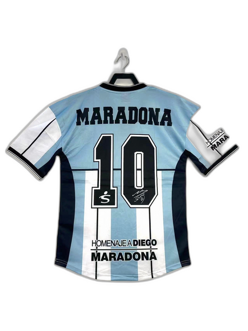 Camisa Argentina Maradona Edição Comemorativa 2001 - Versão Retrô