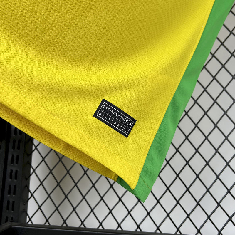 CAMISA DA SELEÇÃO DO BRASIL 25/26 AMARELA