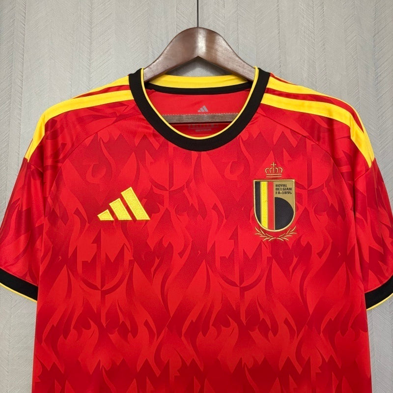 CAMISA DA SELEÇÃO DA BELGICA 2026 VERMELHA