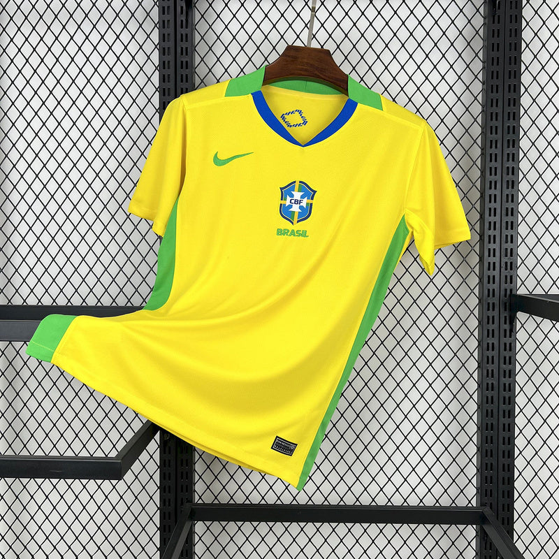 CAMISA DA SELEÇÃO DO BRASIL 25/26 AMARELA